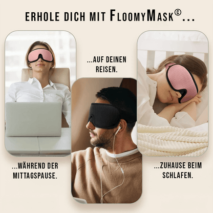 FloomyMask© - 3D Schlafmaske für perfekten Schlafkomfort
