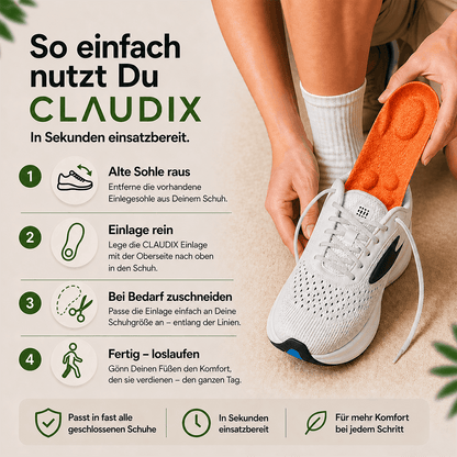 CLΛUDIX 4D Komfortsohle