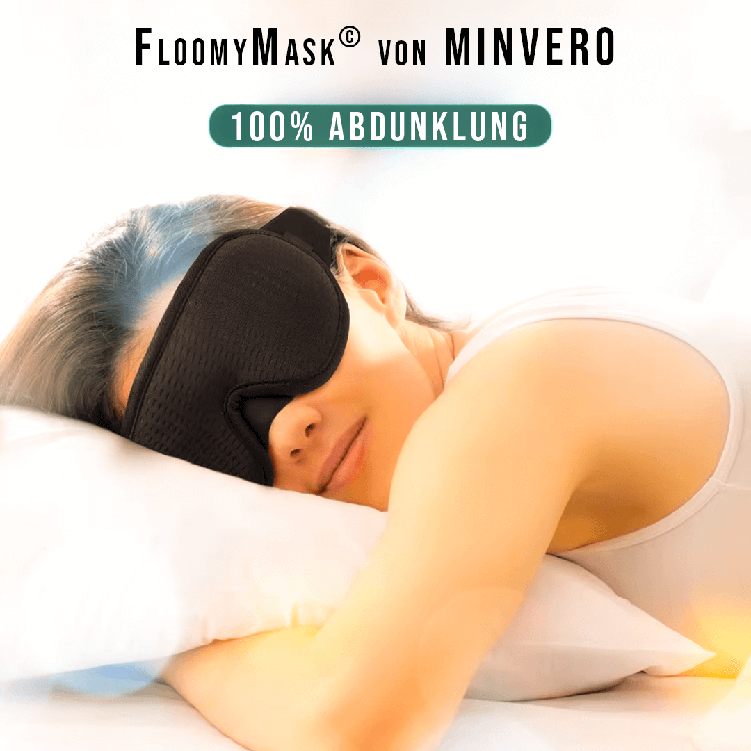 FloomyMask© - 3D Schlafmaske für perfekten Schlafkomfort